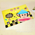 Free sample customized clear file bag with zipper